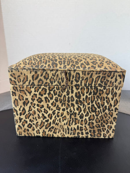Raymond Waites Leopard Fabric Storage Box