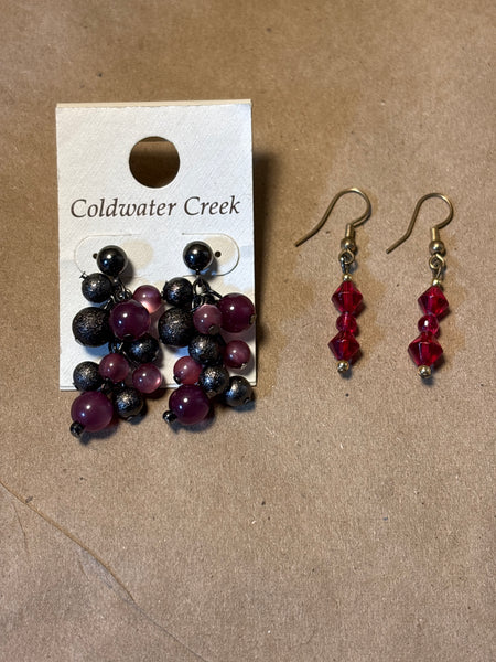 Two Pair of Earrings