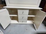 Particle Board Desk with Hutch***HEAVY ITEM***READ DETAILS ON PICK UP POLICY***
