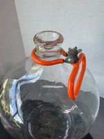 Mexican Glass Carboy with Handle (2 AVAILABLE—PRICED INDIVIDUALLY AT $25 EACH)