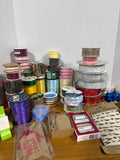Assorted Lot Of Ribbons And Bows