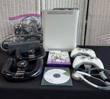 Microsoft XBOX 360 with 4 Remotes, Game, Headset & AC Adapter