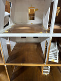 Unfinished Colonial Style Doll House on Wheels (PROJECT)