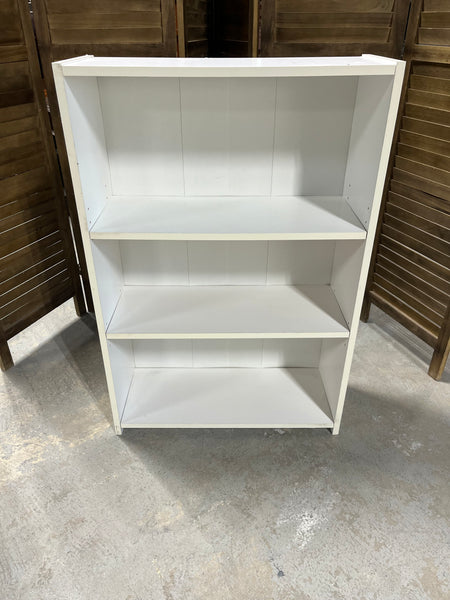 White Particle Board Bookcase