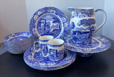 16-Piece Spode England Italian Blue China