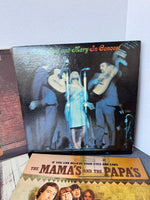 (J) 4-Piece Lot of Vintage LP Vinyl: The Mama’s and the Papa’s, Carole King, Peter, Paul and Mary