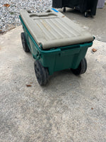 Lawn Buddy Garden Seat with Storage, AS IS