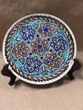 (A) Hand Painted Decorative Plate — Made In Turkey