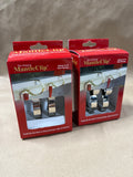 (A) Silver Mantle Stocking Holders — Set Of 4