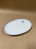 Royal Copenhagen Blueline Fluted First Quality Oval Dish #356 (A)