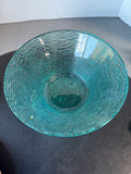 Anchor Hocking Soreno Aquamarine Glass Serving Bowl