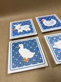 Farm Animal Ceramic Tiles - Set Of 4