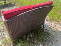 Patio Love Seat with Cushions