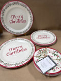 8 Piece Threshold Christmas Melamine Plates