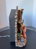 Large Lighted Resin Nativity with Box (WORKS)