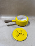 Dansk Designs Yellow Fondue Pot