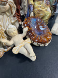 10-Piece Unique Glazed Ceramic Large Nativity Set