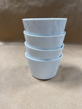 Set Of 4 White Crate And Barrel Snack Bowls // 5 Sets Available // PRICED INDIVIDUALLY