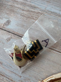 Trio of Enamel Gold Tone Vintage Earrings (A)