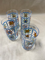 Set Of 4 Texas Star Drinking Glasses
