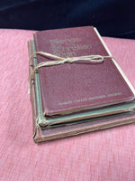 Trio of Antique Christian Hymnals