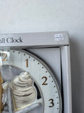 Sealed Seashells Nautical Wall Clock in Box