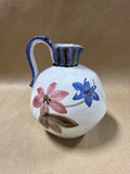 Small Pottery Style Floral Pitcher