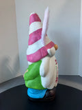 Happy Easter Large Plaster Gnome