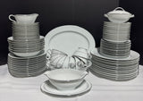 81-Piece Noritake Japan 6115 Whitehall China Set