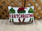 Queen West Trading Co. Merry Christmas Pillow