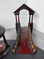 4-Piece Bombay Company Mahogany Wooden Architectural Executive Golf Putting Set