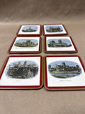 Set Of 6 Pimpernel English Cathedral Coasters