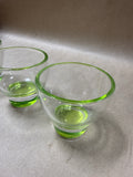 Green Crate & Barrel Candle Votives