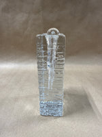 Marsberger Glassworks Ritzenhoff West Germany Block Glass Vase