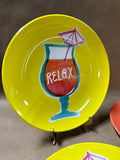 Set Of 3 Summer Melamine Plates
