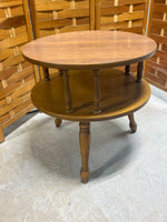 Mersman Round Two Tier Side Table with Laminate Top