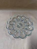 Anchor Hocking Clear Glass Deviled Egg Plate // 2 Available // *** PRICED INDIVIDUALLY ***