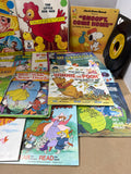 Lot Of Children’s Story Time Records And Books