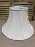 Large Light Tan Lamp Shade with Fringe
