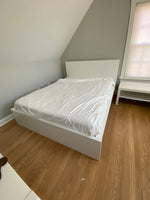 Ikea White Queen Bed, 2 Available, PRICED INDIVIDUALLY, $175 EACH