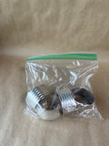 Ribbed Silver Plate Oval Napkin Rings - Set Of 4