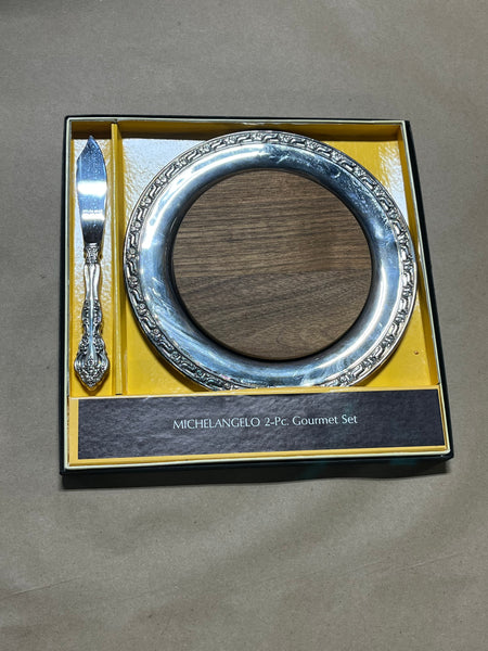 Oneida Michelangelo 2-PC Gourmet Set, with Sterling Knife Handle