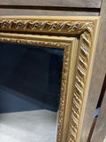 Gold Framed Beveled Mirror