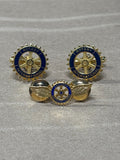 Rotary International Cuff Links & Pin