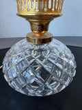 Waterford Crystal Vintage Electric Hurricane Lamp (WORKS)