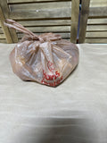 (B) Lot Of Mid Century Wooden Fruit With Wooden Tray — 12 Pieces