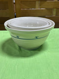 Roseville Woven Traditions Pattern 3 pc Bowls