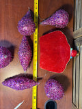 Jumbo Glittery Ornaments Lot (7)