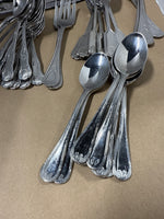 Large Lot Of Wallace Stainless Steel Flatware — 74 Pieces