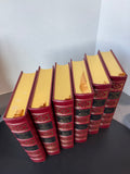 6-Volume Complete Set of Jefferson and His Time Easton Press Collector’s Edition Leather Bound Hardcover Books